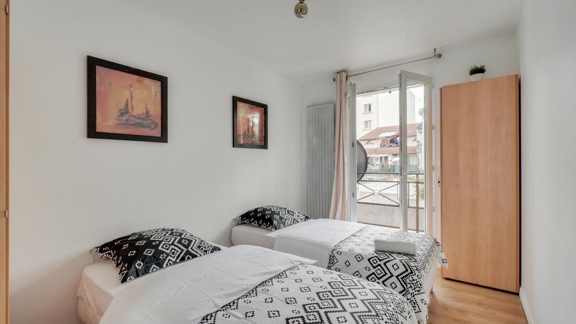 Chic Apart With Parking Near Paris Ομπερβιλιέ Εξωτερικό φωτογραφία